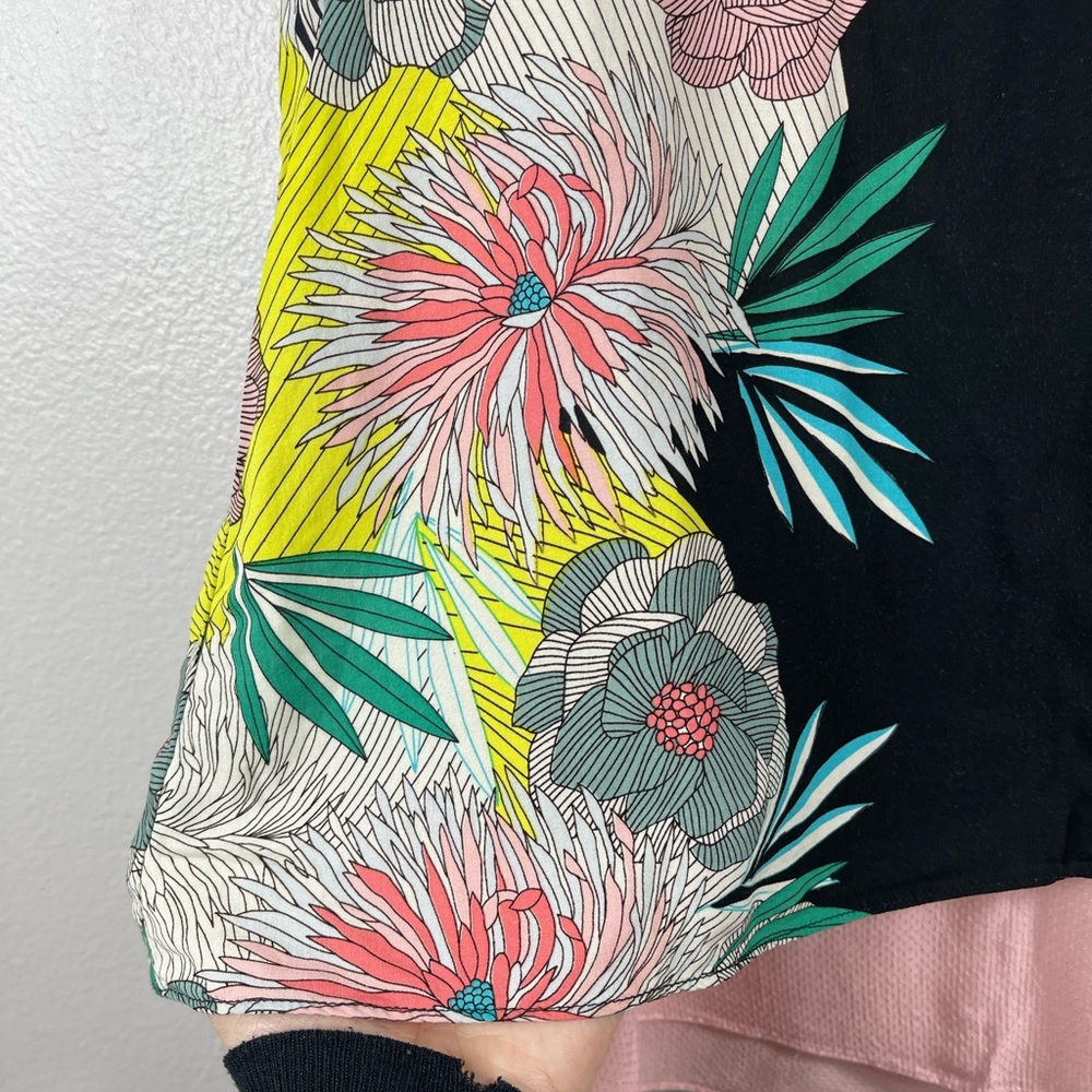 Anthropologie Corey Lynn Calter Anana Floral Print Layered Tank - Picture 5 of 10